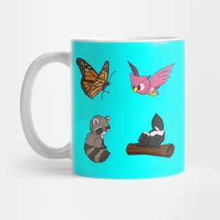 Cute Woodland Animals Mug